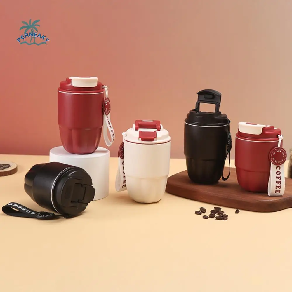 Compact Stainless Steel Dual Wall Coffee Mug - Portable and Durable Vacuum Flask