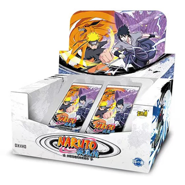 KAYOU Original Naruto Complete Series Card Booster Pack Anime Figure Rare Collection Cards Flash Card Toy For Children Xmas Gift 5