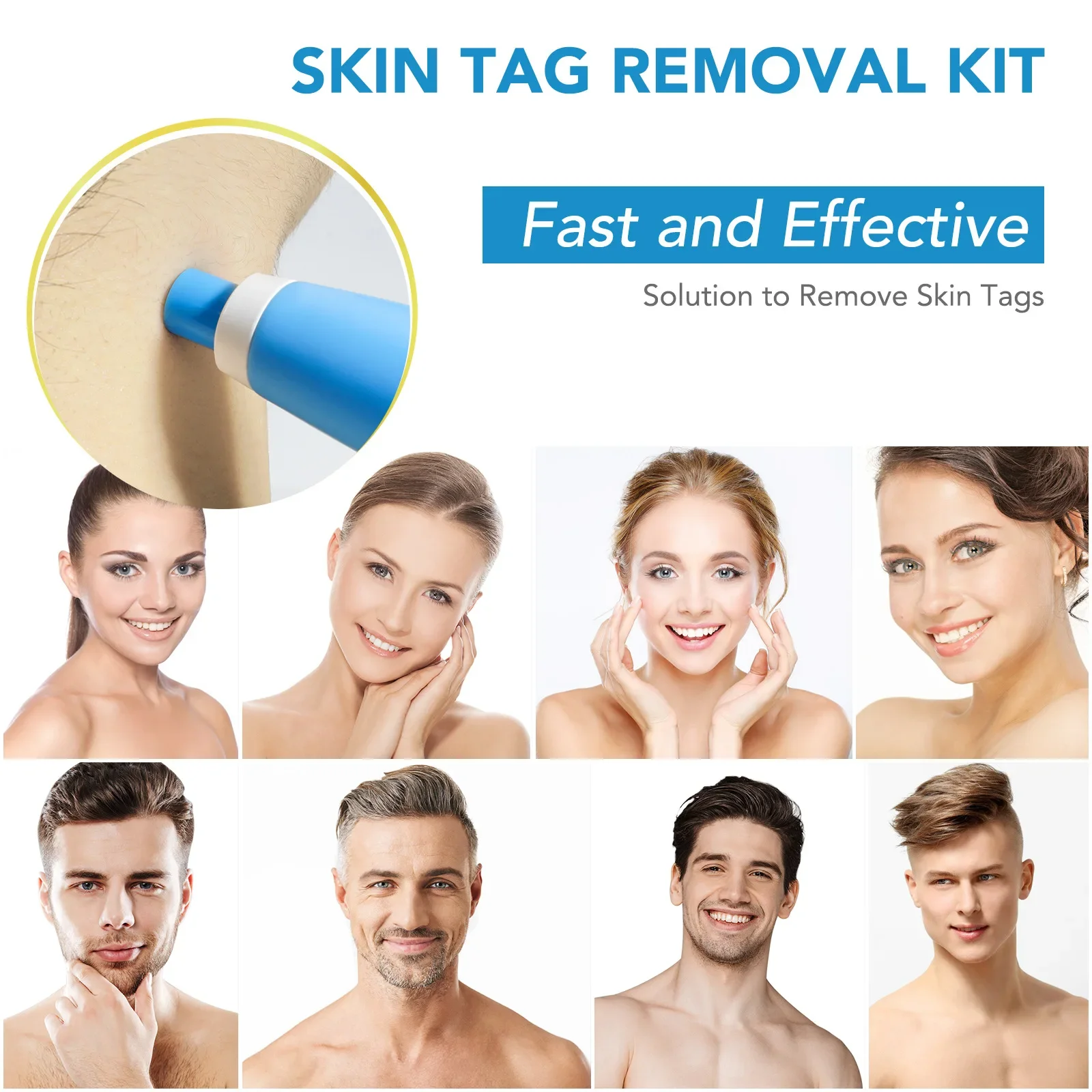 Skin Tag Removal Tool Skin Tag Removal Pen 2 In 1 Auto Micro Skin Tag Remover Device Portable Skin Tag Removal Kit Adult Mole Stain Wart Corn Remover Face Care Beauty Tool