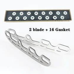 Figure Ice Skating Blade Stainless Steel Inline Rock Skate Roller Skates Quick Replacement Adult Kid Size 26-45 Used On Ice