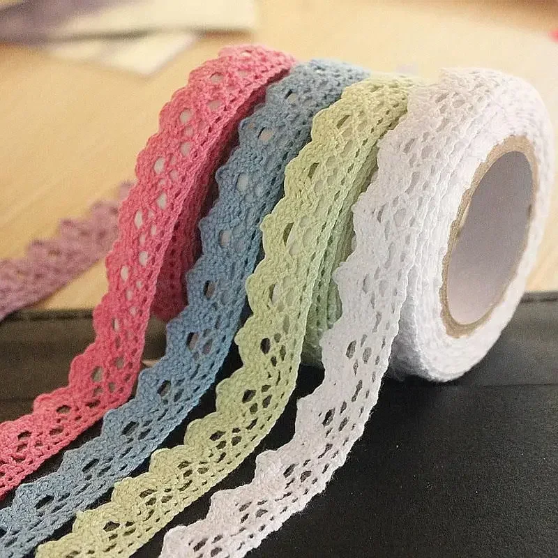 Lace Ribbon Lace Decoration 1.8m Creative Sticky Lace Ribbon Multi-purpose Decorative Lace Sticker Home Decoration Handicraft Ornament