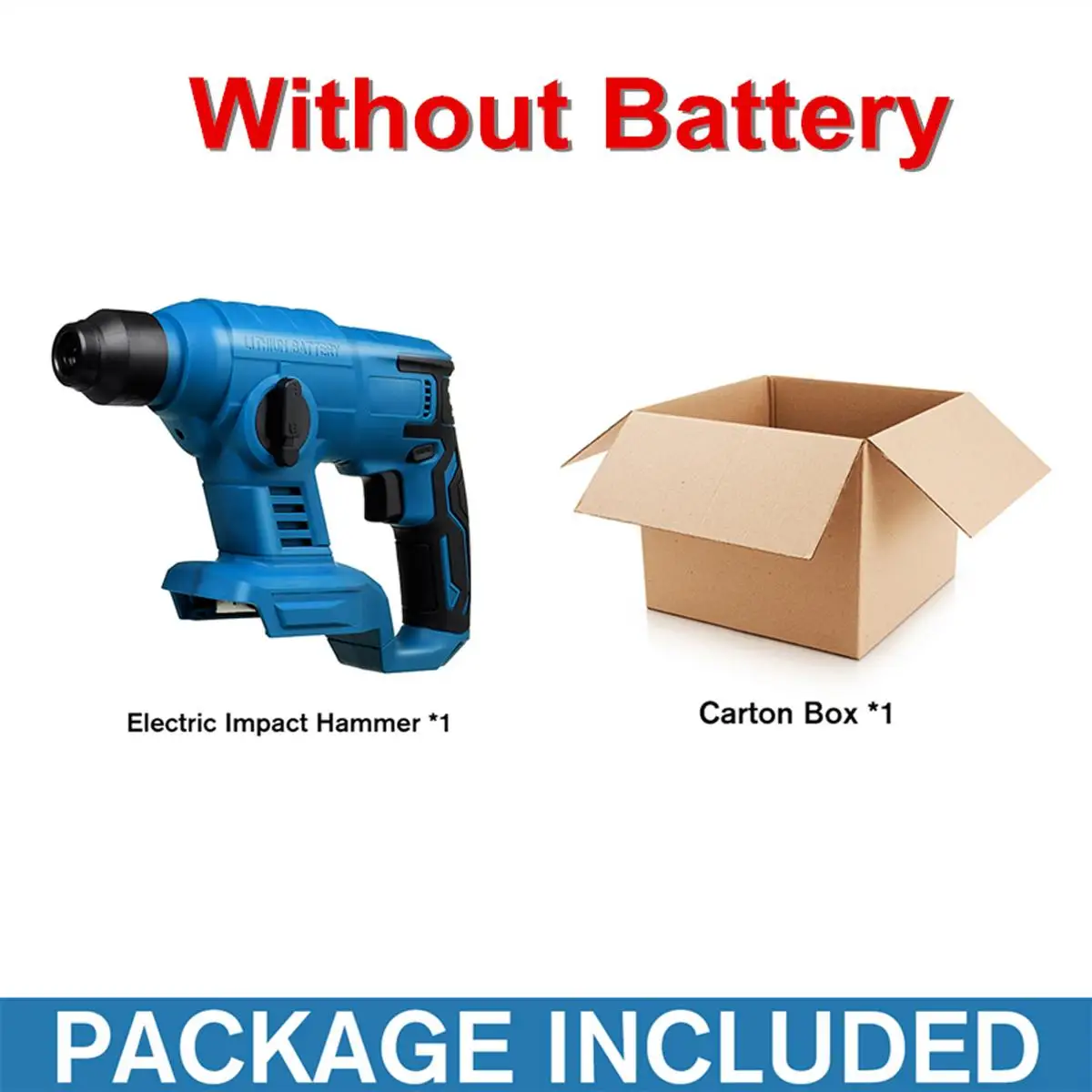 Drillpro1000W Electric Hammer Impact Drill Screwdriver Multi-function Rotary Electric for Makita18V Battery Power Tool 6