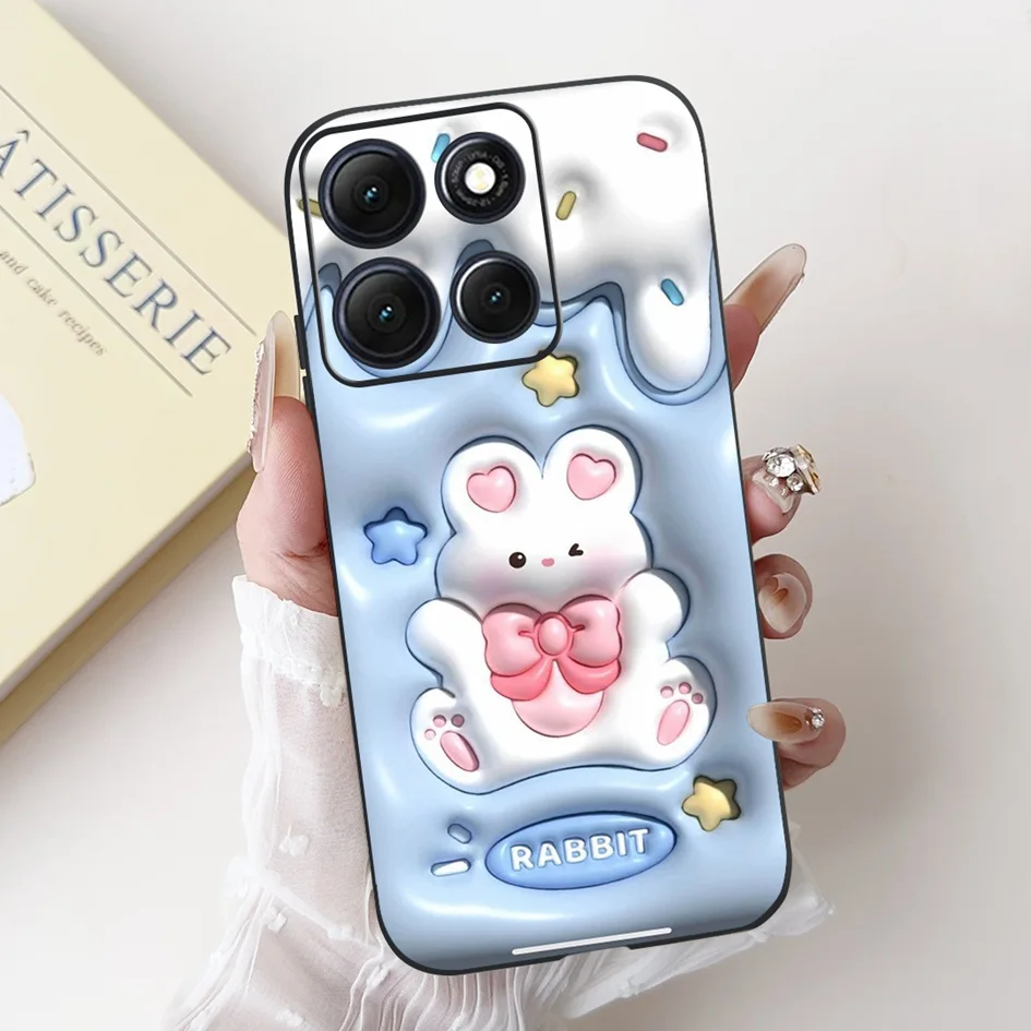 Shockproof Cute Cartoon Rabbit Silicone Phone Cover