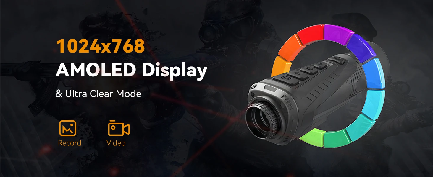 Thermal Vision Monocular for Hunting 384x288 25Hz Heat Vision IR Thermal Vision