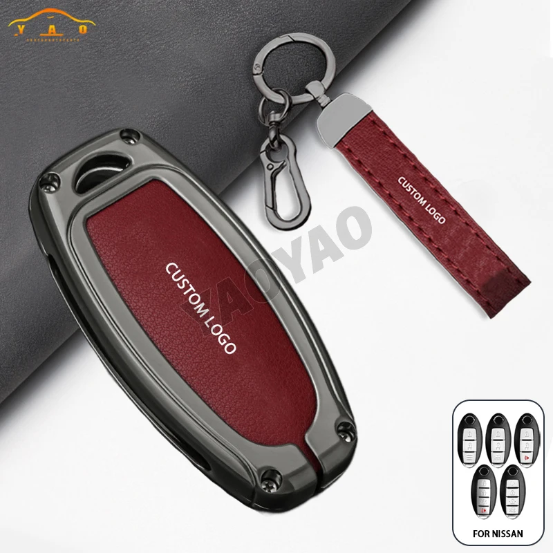 

Car key cover For Nissan Leaf Micr Qashqai Juke J10 J11 X-Trail T32 T31 Kicks Tiida Versa Pathfinder Note Keyless Protect Cover