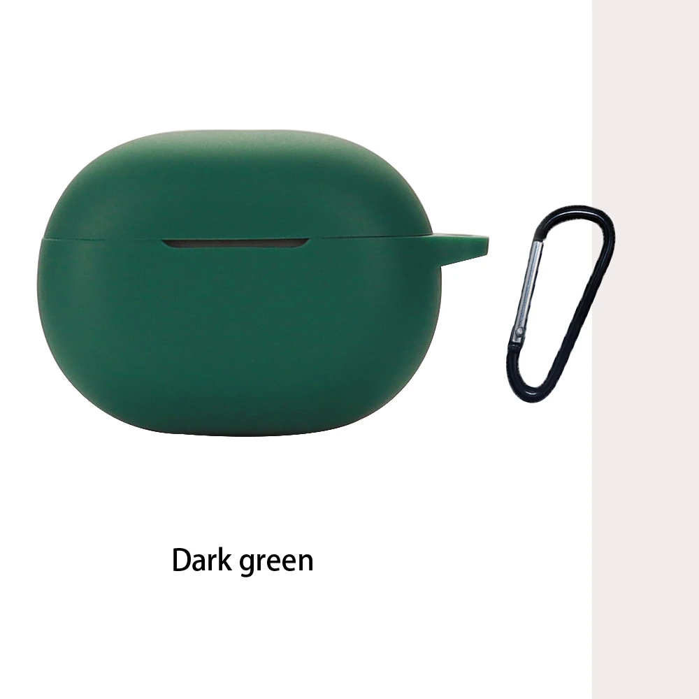 For SoundPEATS Engine 4 Case Solid Color Silicone Bluetooth