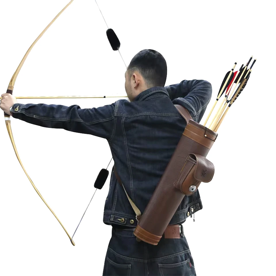 アーチェリー クイーバー 屋外の撮影のターゲットの矢アーチェリーバッグ用防水アーチェリー弓袋矢筒バックストラップ アウトドア用 (色 アーチェリー  クイーバー 屋外の撮影のターゲットの後ろに反らす弓ロングボウや伝統的な弓狩猟撮影用のアーチェリーバッグ ..., image size:960x960