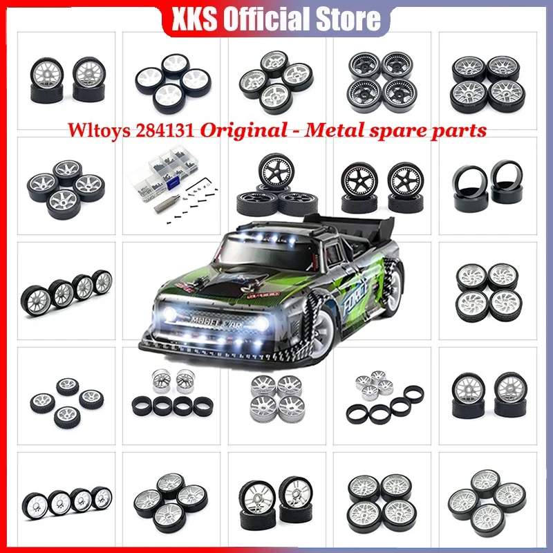 4PCS/lot 27mm Hex Monster Truck Wheel Tires for Wltoys 284131 K969 K989 1/28 Off Road RC Car Upgrade Parts K989-53 Trx4
