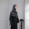180*85cm Cotton and Linen Printed Fashion Scarf  Marble Texture Printed Headscarf Hijab Voile Scarf Muslim Shawl