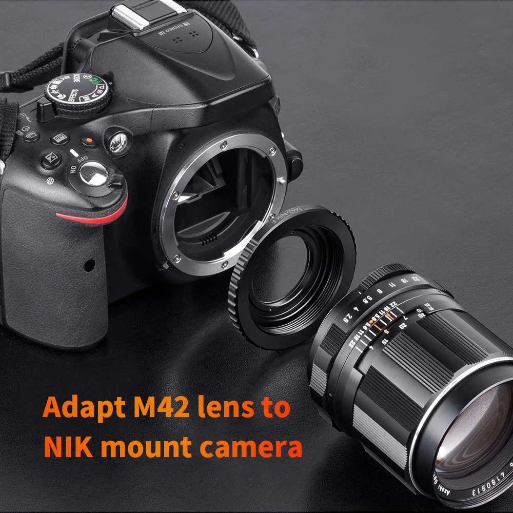 Bague d'adaptation d'objectif en alliage d'aluminium M42 pour Nikon Z6 / Nikon Z7 - VBESTLIFE