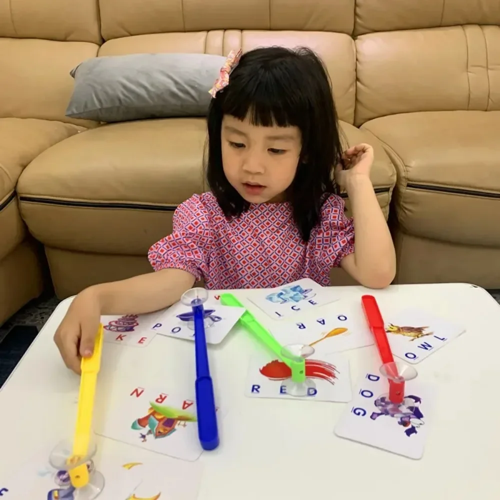1/3/5pcs English Teaching Toy for Kids Cute Training Desk Hammering Suction Cup Thinking Educational Games letras imanes ni&ntilde;os educational learning toy alphabet educational toys