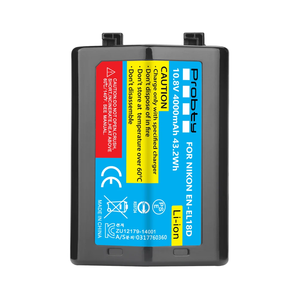 10.8v 4000mah EN-EL18D EN-EL18d ENEL18d充電式リチウムバッテリー