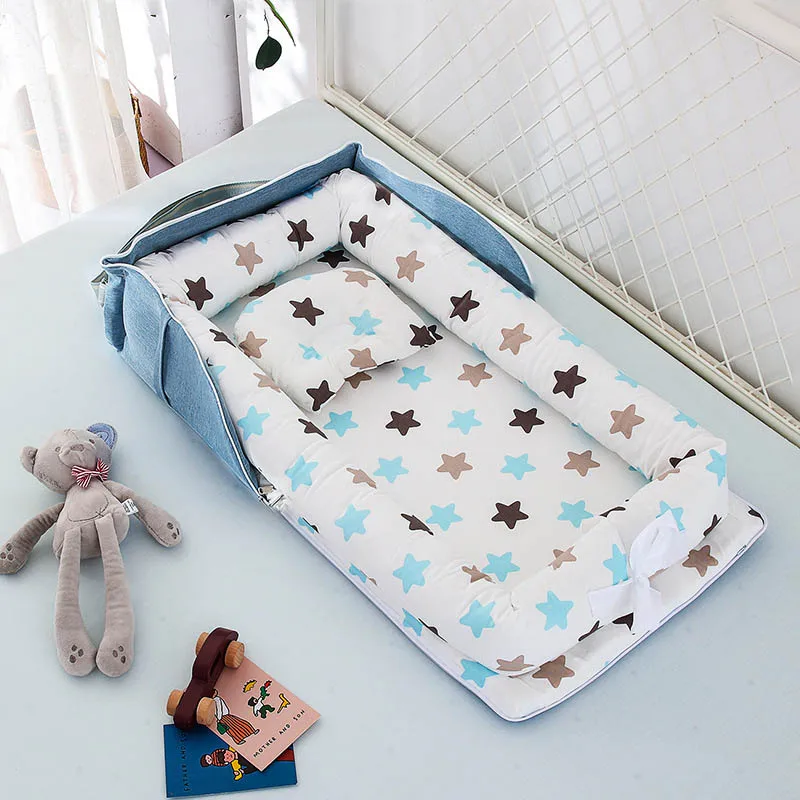 2026 New Portable Travel Baby Crib Infant Bed with Shoulder Bag Lightweight Baby Nest Bed Foldable Bassinet for Newborns S13fe1f6d3fe54227b3ad6ea99fe08bf3N