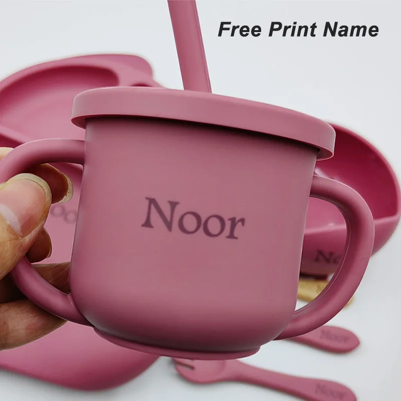 Personalized Name For Baby Feeding Cup Bottle Straw Cu, Baby Learning Drinking Cup Toddler Drinking Bottle Children Drinking Cup 4
