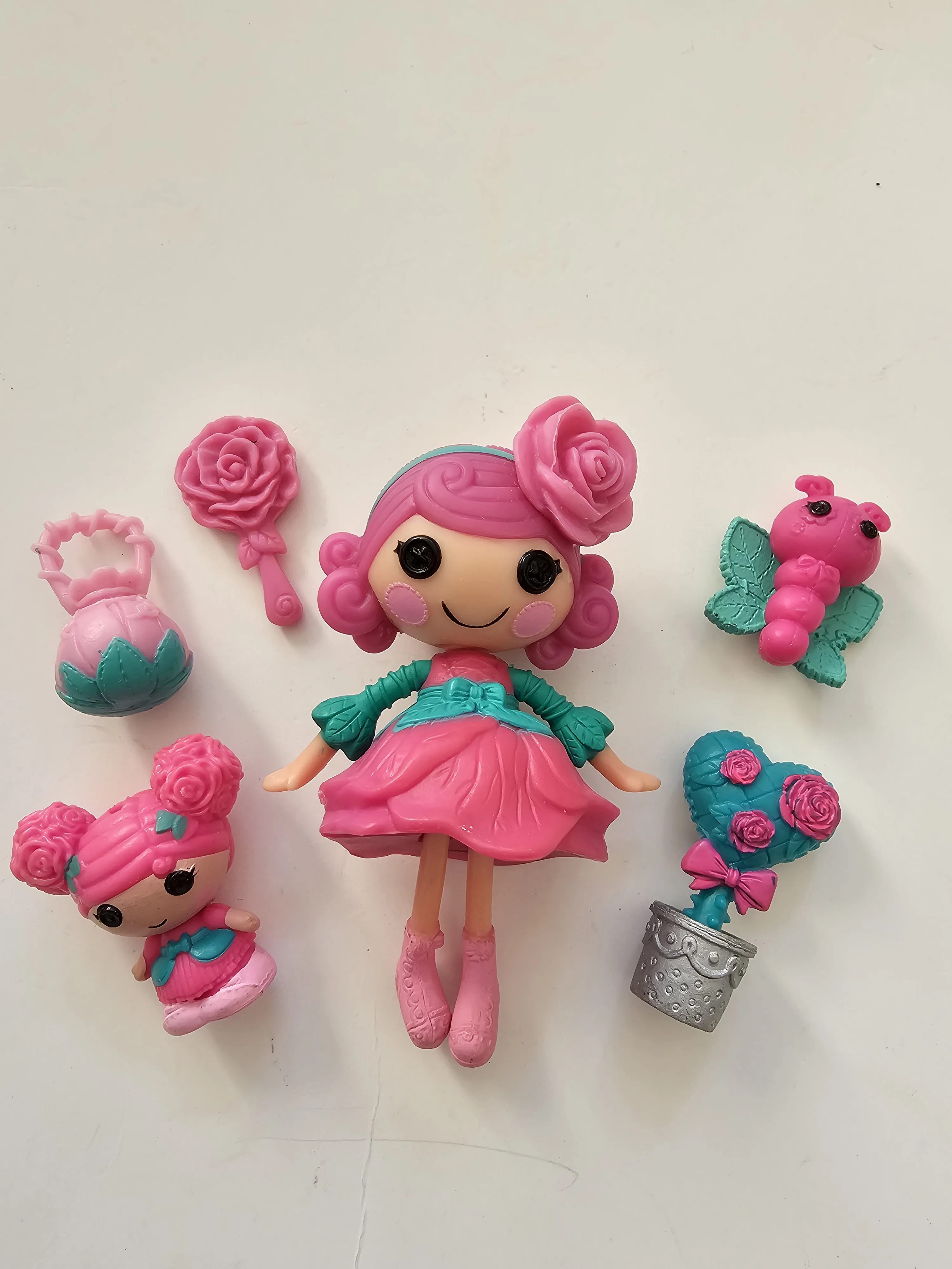 미니 8-10CM 디자인 PVC 장난감 라라루피 인형 휴일 소녀 선물