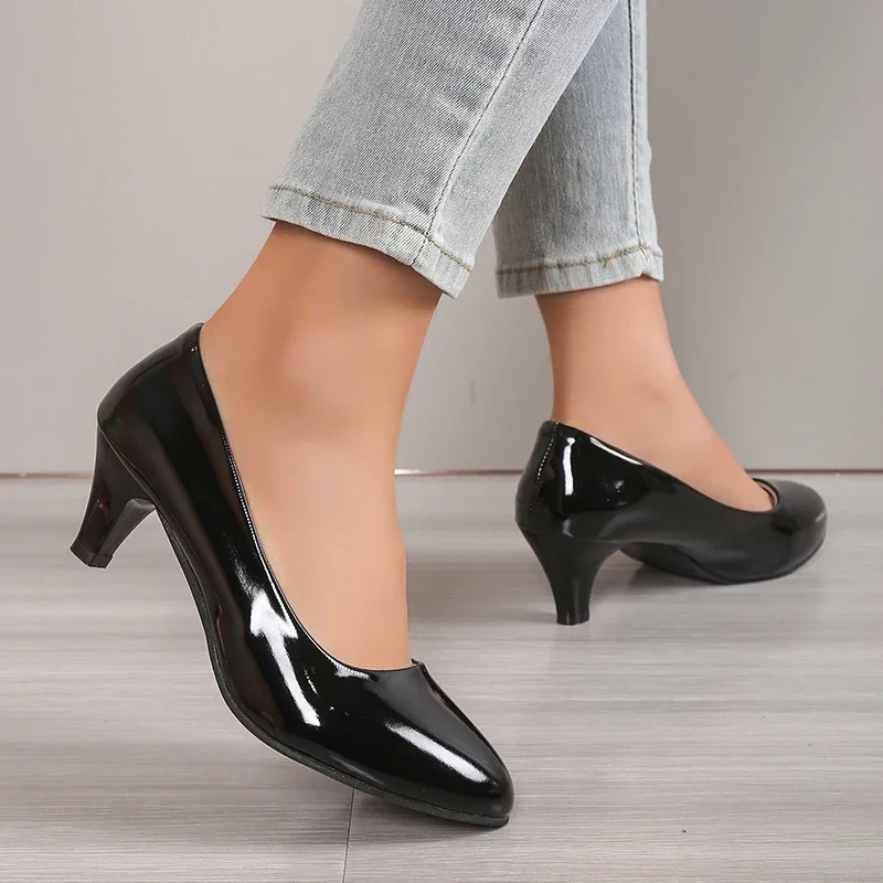 Women Pumps Nude Shallow Mouth Women Shoes Fashion Office Work Wedding Party Shoes Ladies Low Heel Shoes Summer Heels Woeman