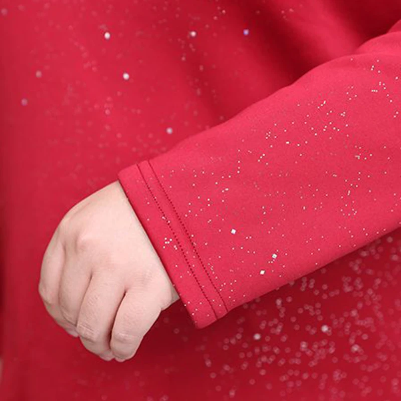 2022 Autumn New Fashion Temperament Trend Dignified Classic Simple Leggings Warm Long Sleeves Solid Color Plus-size Top Women