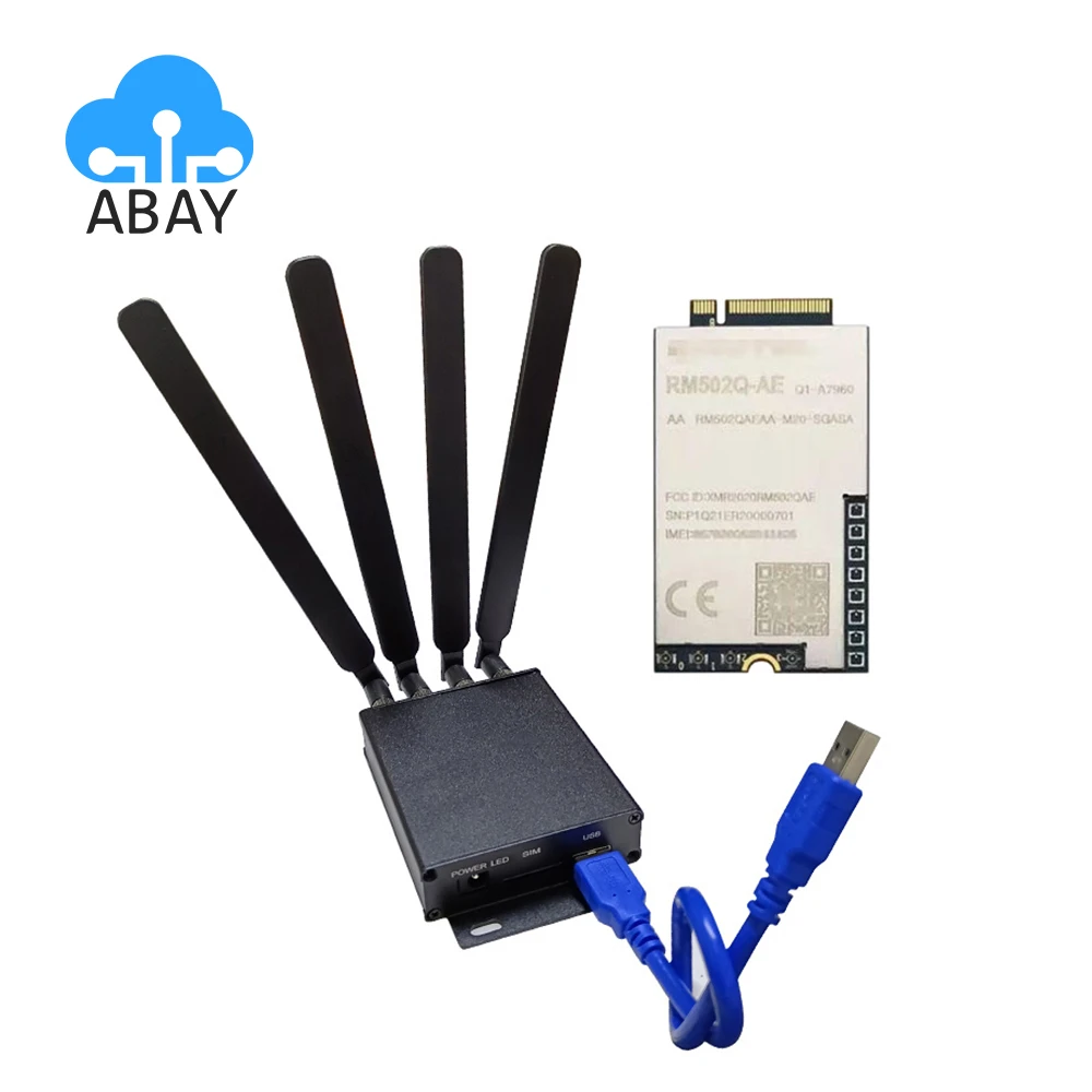 

LTE 5G module Modem case Housing Key board kit NGFF M.2 USB 3.0 Adapter + RM502QGL RM502QGLAA-M20-SGASA Module