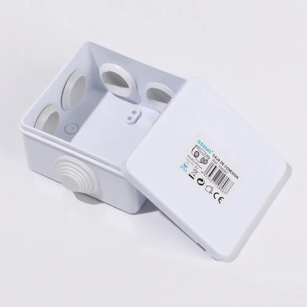 White Connection Cable Branch DIY Waterproof IP65 Power Case Junction Box Indoor Wire Shell Electric Control Boxes