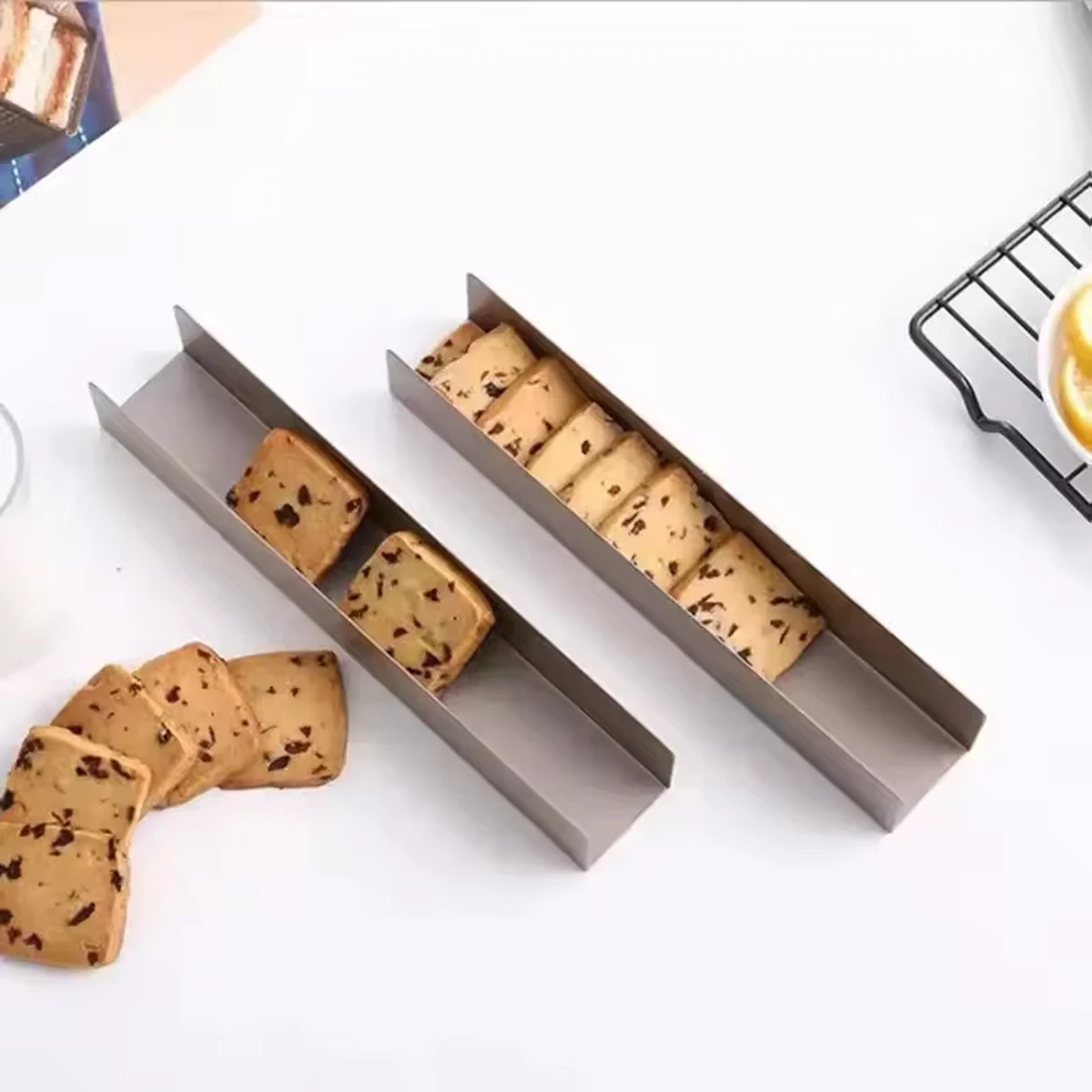 Pastry Baking Mold U-Shape & Rectangle Shapes for Cookies and Bread