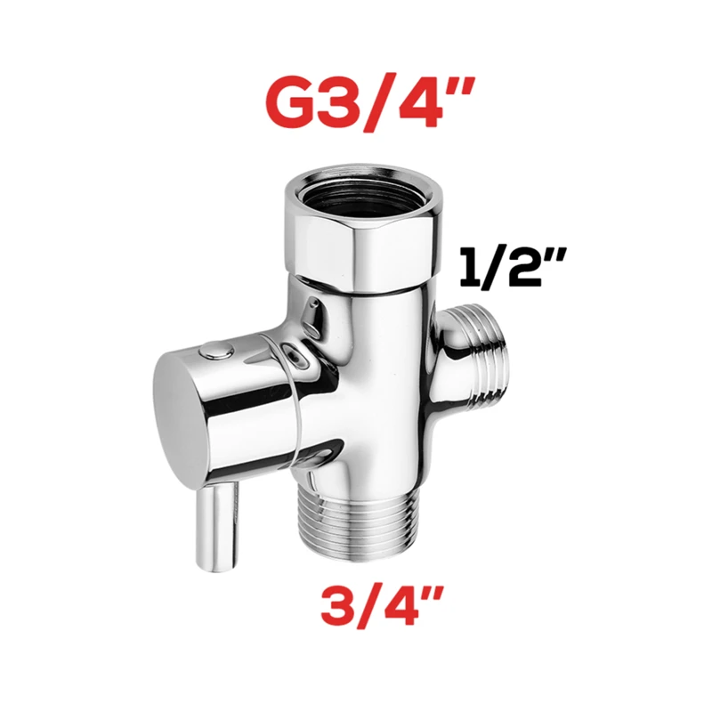 Chrome Bidet T Adapter Image 9