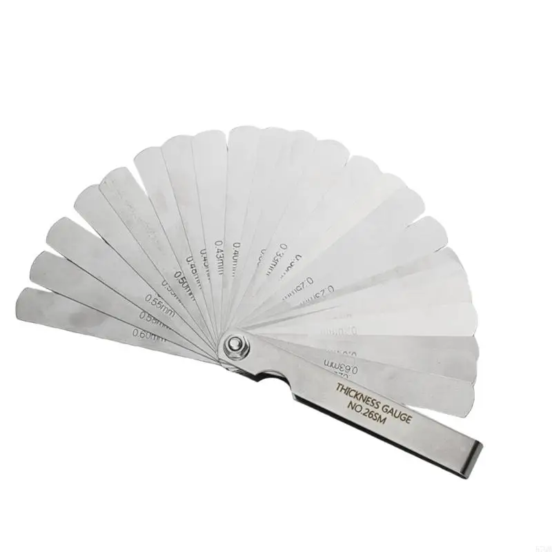 57QB Double Marked Feeler Gauge Set in Stainless for Multifunctional Measuring Needs