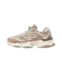 New Balance NB 9060 Chaussures de course pour hommes, coupe basse, gris marron 1