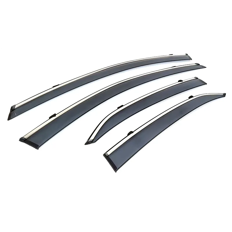 High Quality Car Door Window Rain Visor Weather Shield Deflector For Porsche Cayenne