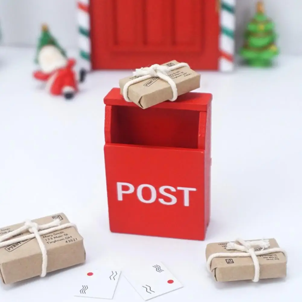 

Miniature Accessories Festive Dollhouse Door Decorations Magical Fairy Doors for Christmas Parties Outdoor Xmas Decor 27pcs Set