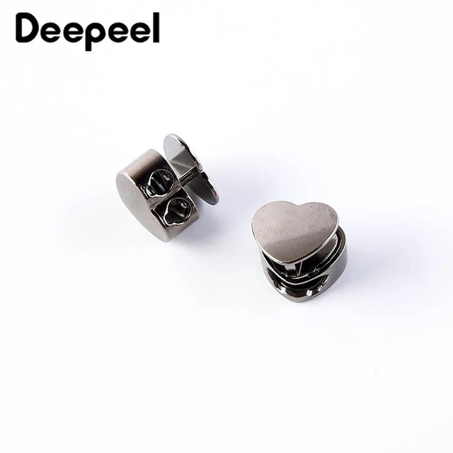 25Pcs Round Metal Cord Lock Stoppers, Toggle Cord Locks, Drawstring Lock,  One Hole for 3mm, 4mm, STP-022, - AliExpress