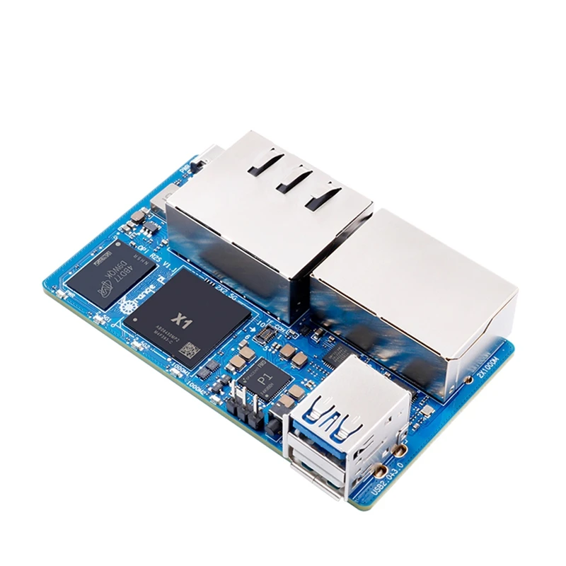 R2S 2GB RAM 8GB EMMC 개발 보드용 8코어 RISC-V AI 2TOPS CPU 듀얼 LAN 포트 OpenWrt-A86Z용 미니 PC