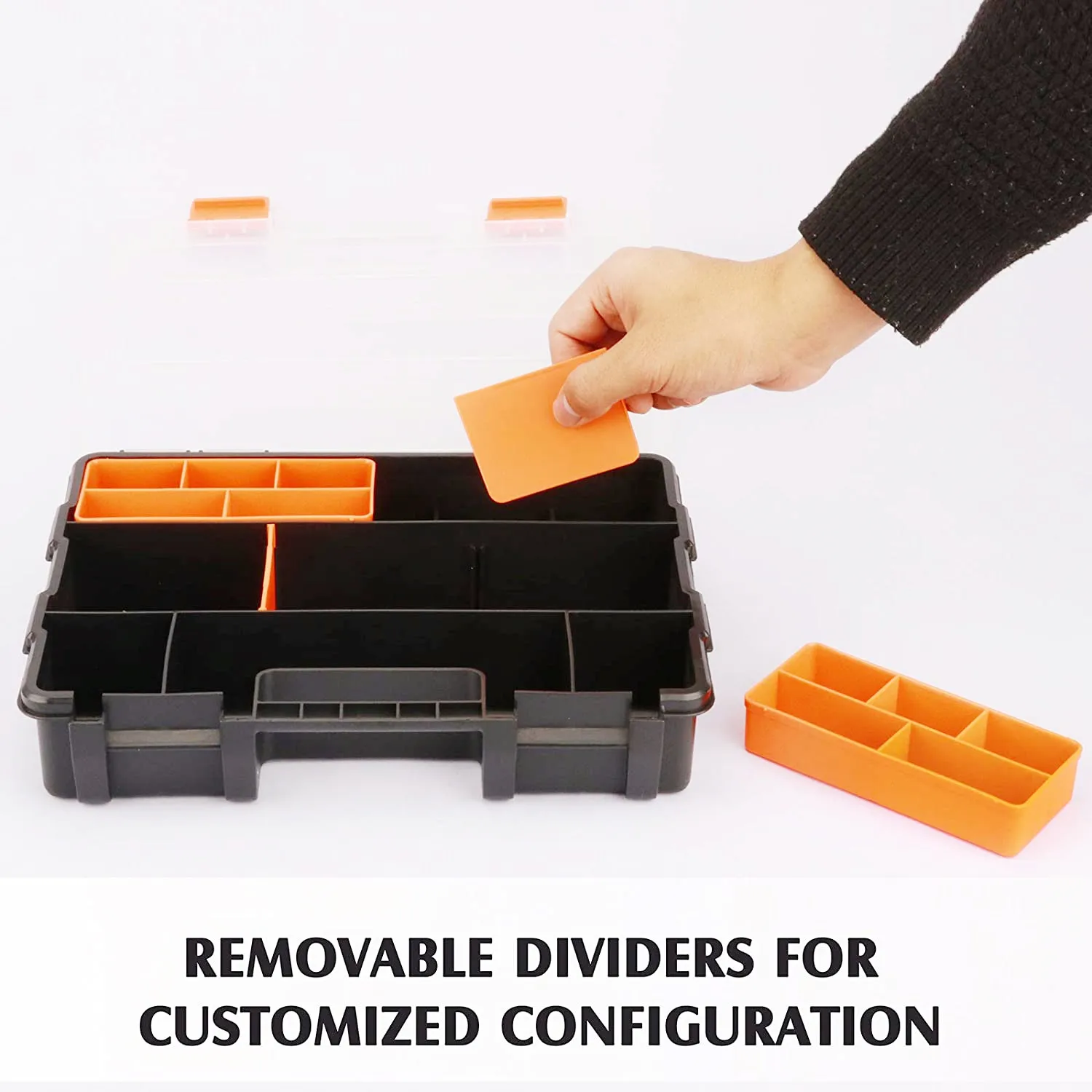 Caja de herramientas Caja de componentes Piezas de plástico de tornillos  transparentes dos Caja macenamiento Accesorios de - D Sunnimix organizador  de hardware