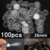 100Pcs 21 26mm Coin Holder Capsules Box Storage Clear Round Display Cases Coin Holders Protective Collection Supplies 