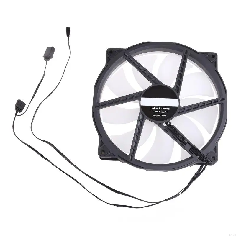 Computer for Case Fan 200mm LED Silent Fan for Computer Cases CPU