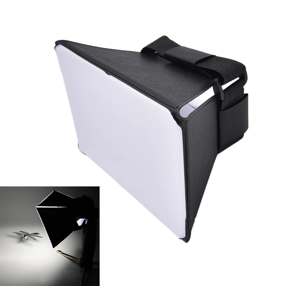 Description Picture 2 of item6.5\" 10x13cm Mini Softbox Diffuser For Flash Speedlite Speed Light Portable Photography Flash Softbox Small Softbox