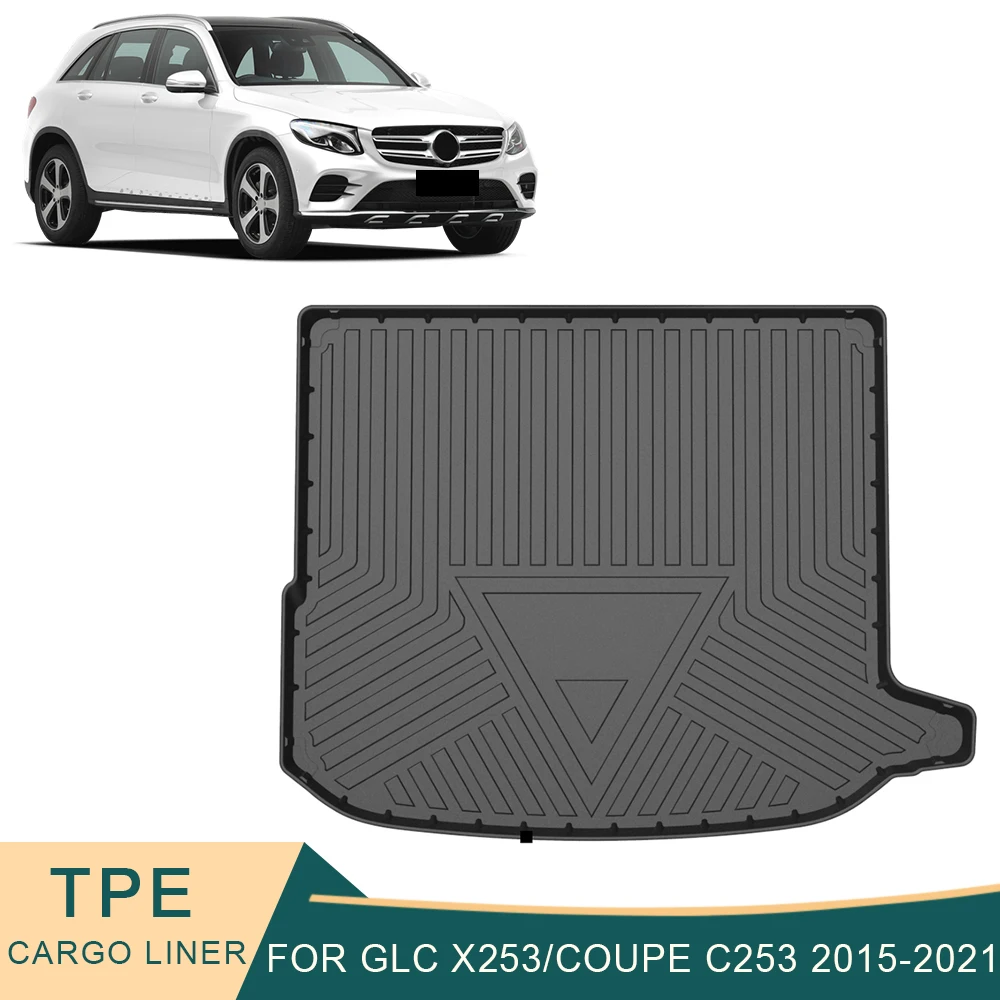 Haute qualité! Tapis de coffre de voiture spécial, imperméable, doublure de  chargement, pour Mercedes Benz GLC 300e 2022 – 2019, GLC300e 2020 -  AliExpress