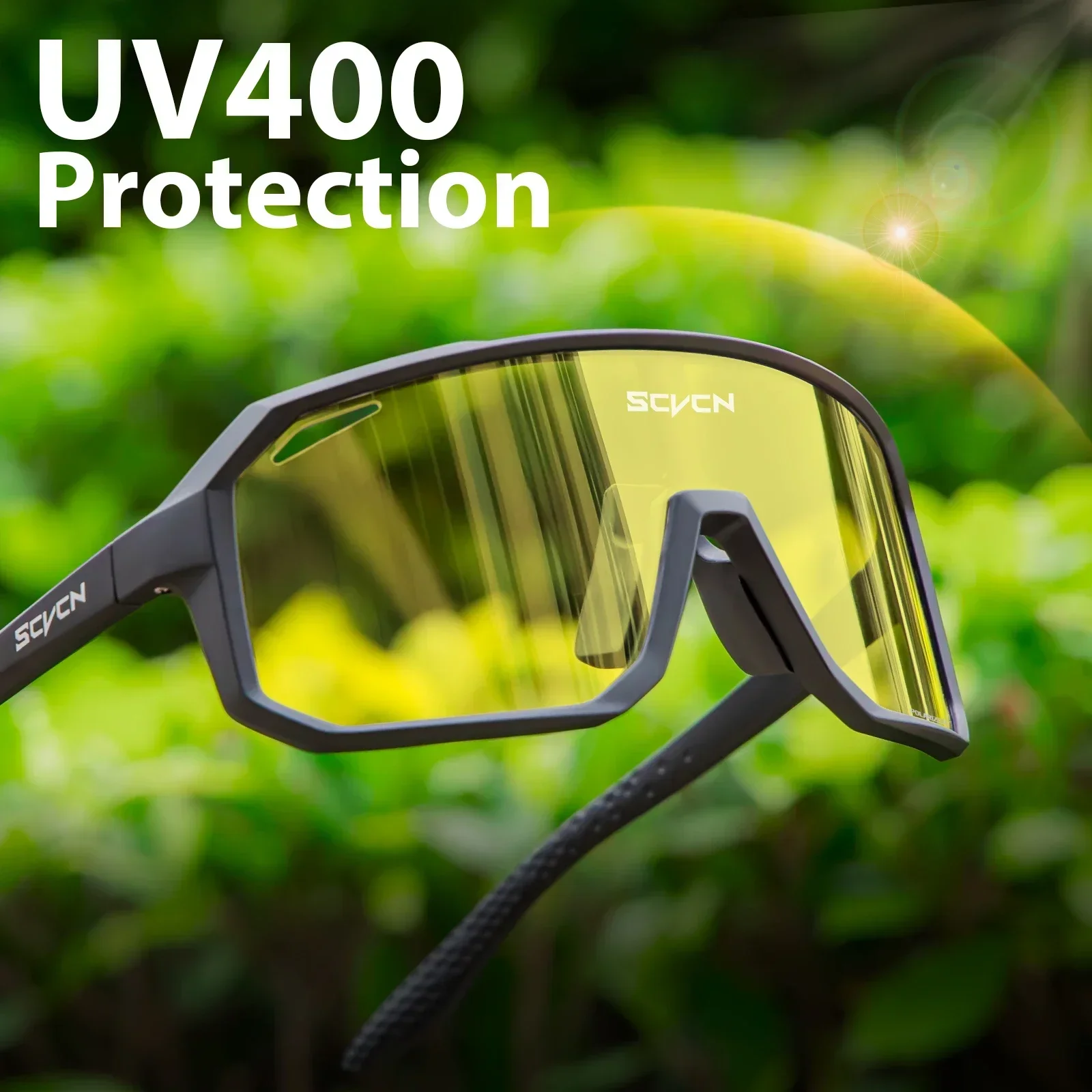 Cycling Sunglasses cycling glasses sun glasses lens sunglasses bicycle glasses sports glasses sport sunglasses driving sunglasses Yellow Polarized Cycling Sunglasses Bike MTB Driving Motorcycle Glasses Outdoor Sports Fishing UV400 Glasses Men Women