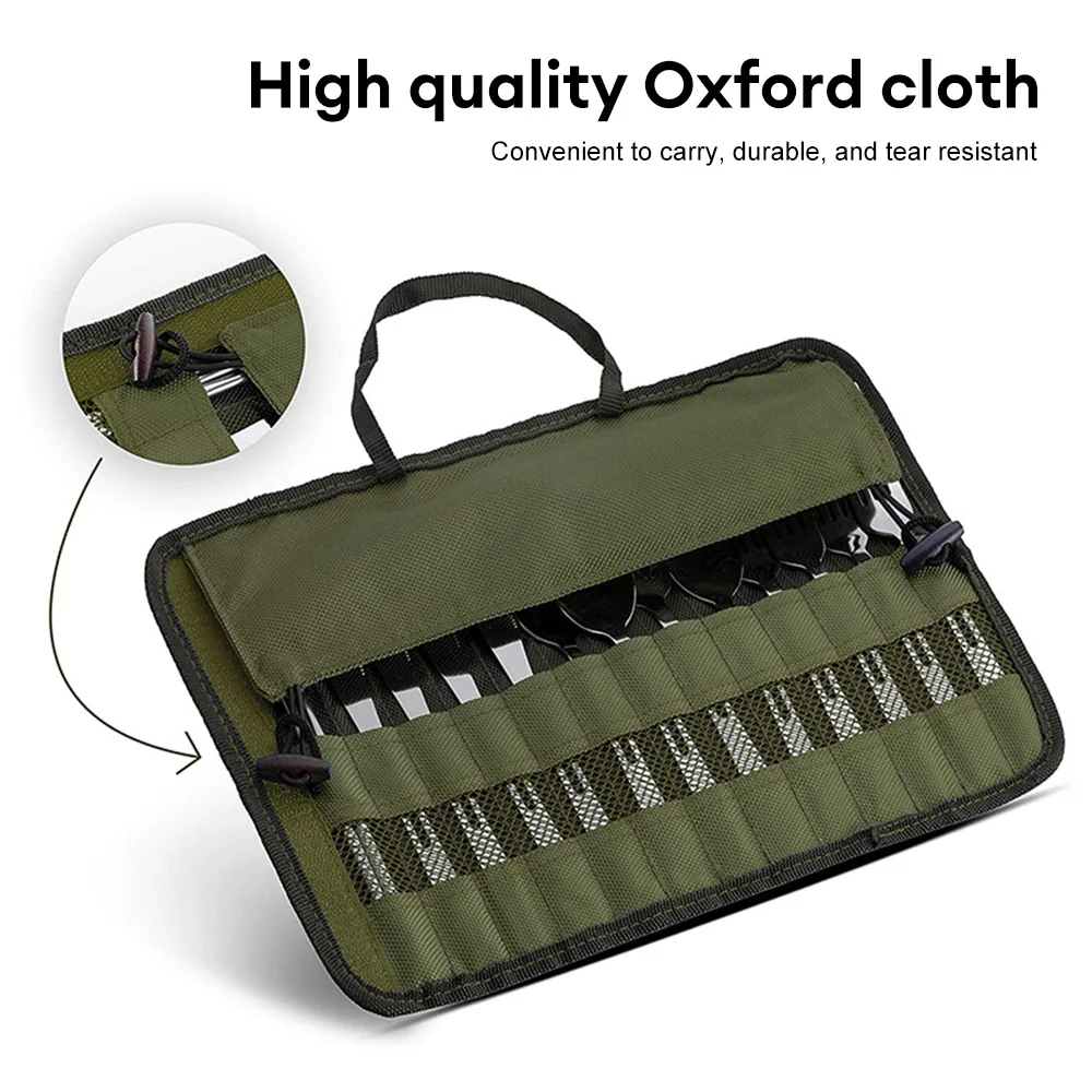 Outdoor Camping Meal Bag Large Storage Lamp Tableware Dinnerware Fork Spoon Storage storage bag camping storage bag