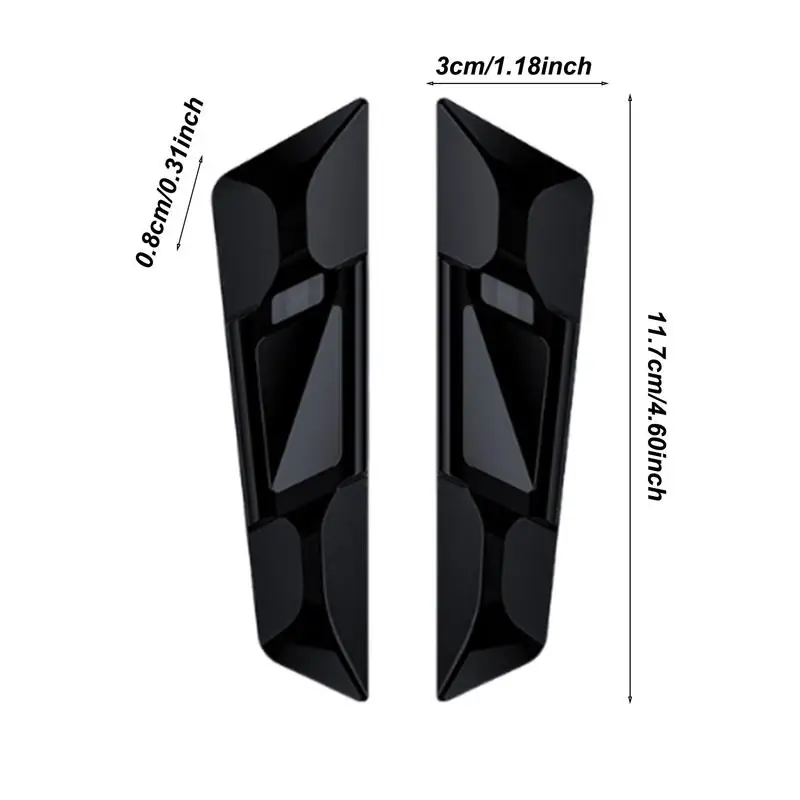 2pcs 자동차 도어 엣지 가드 고무 범퍼 충돌 방지 스트립 정전기 방지 보호기 스트립 코너 접착제 자동차 액세서리