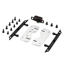 Enhanced Metal Front Bumper with Luggage Rack and Big Wheel Eyebrow (Pedal - Silver)