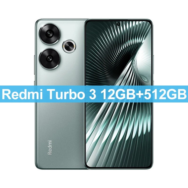 Xiaomi Redmi Turbo 3 5G 6.67”1.5K 2712*1220 Display Snapdragon 8s