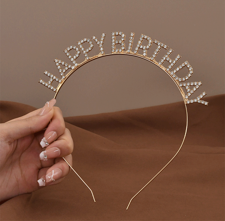 Cerchietto Tiara Con Corona Di Cristalli E Strass - Diadema Scintillante Per Spose, Ballo E Festa