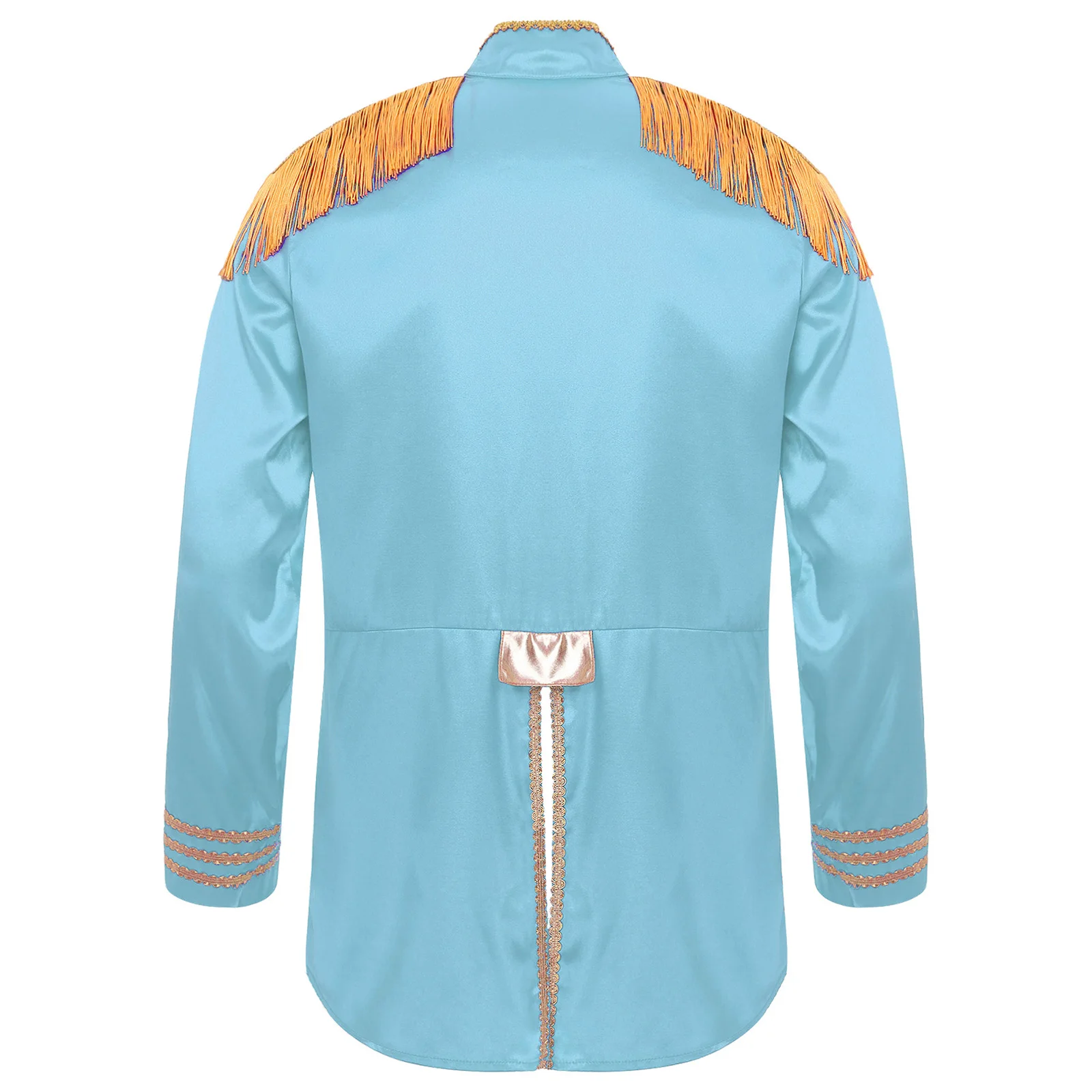 Herren Halloween Mittelalter SGT Sergeant Pfeffer Kostüm Quaste Jacken Mantel Hippie Lange Oberbekleidung Karneval Party Cosplay Dress Up – Detail 17