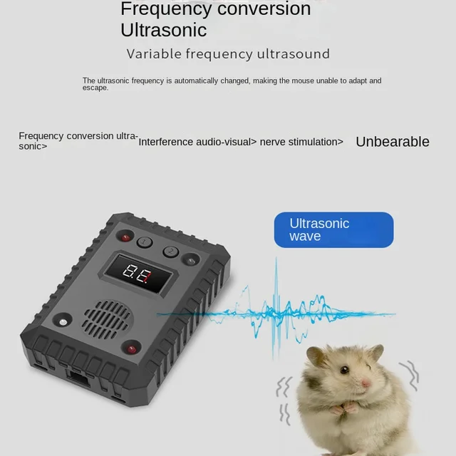 Autó Ultrahang Egér Patkány Visszatelepítő Led Strobe Light Ultrahangos Elrettentő Visszahúzó Kültéri Személyi Autók Védelme Beltéri Visszaszorító - Image 5