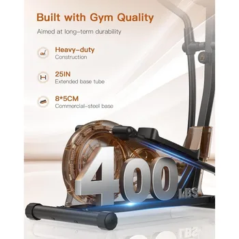 Niceday Elliptical Machine, Elliptical Exercise Machine for Home with Hyper-Quiet Magnetic Driving System 4