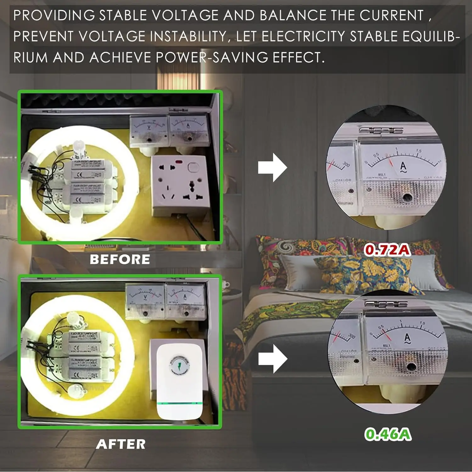 Power saving device Upgraded Power Saver Electricity Saving Device Household Energy Saver Box Power Economizer Electric Improve Factor