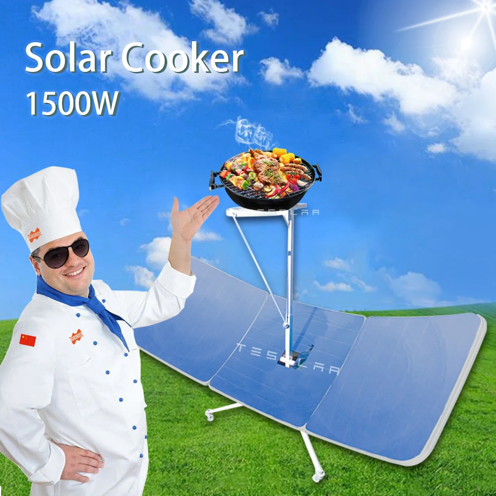 Portable solar oven for sale microwave bread bakery stove reflect film  powered tube industry 1500W Concentrating solar cooker - AliExpress