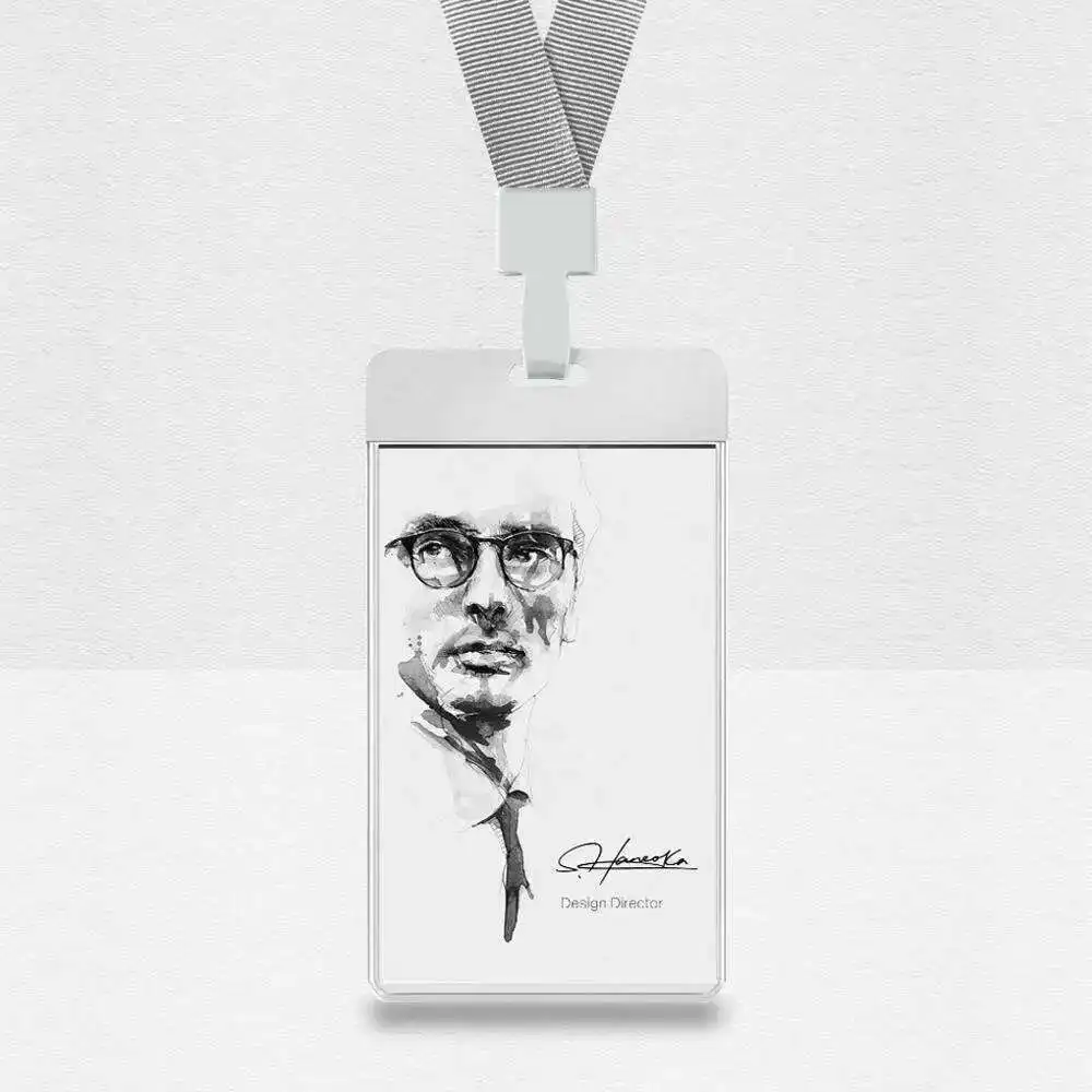 Id Card Holder Frameless Aluminum Alloy for Retail Store Hotel Office