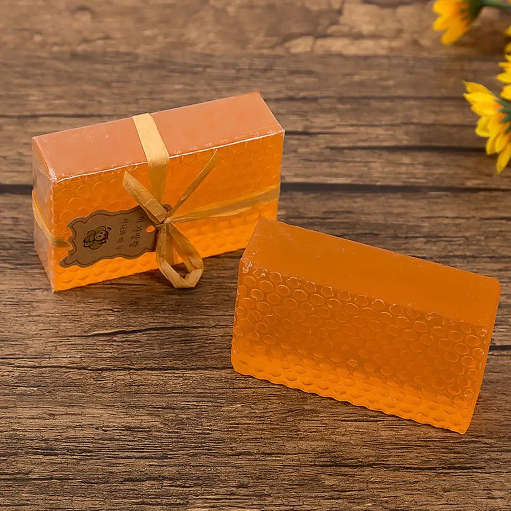 

100g Honey Kojic Acid Bath Soap Handmade Whitening Soap Peeling Glutathione Arbutin Bath Body Skin Deep Cleaning Soap for s X5P4