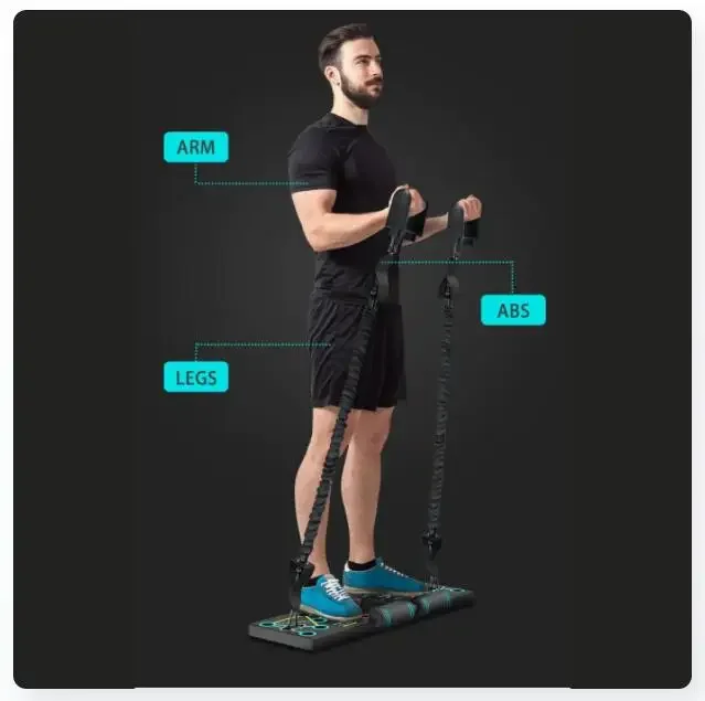 Multifunctional Push Up Board Home Fitness Power Press Strength Training Push-Up Board